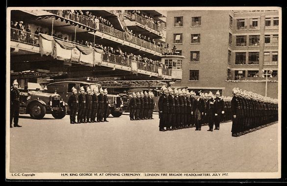 Pompieri: London, King George VI. at Opening Cerem – Usato da Berlin venduto da bartko-reher