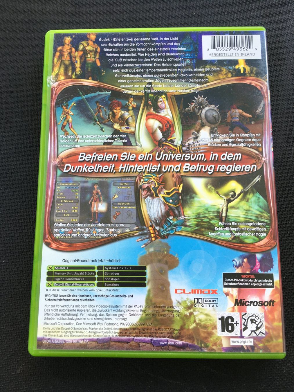Microsoft Giochi: Sudeki - Xbox – Usato da St.Gallen venduto da sjosjo 1