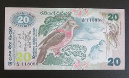 Banknote Ceylon 20 Rupees, 1979