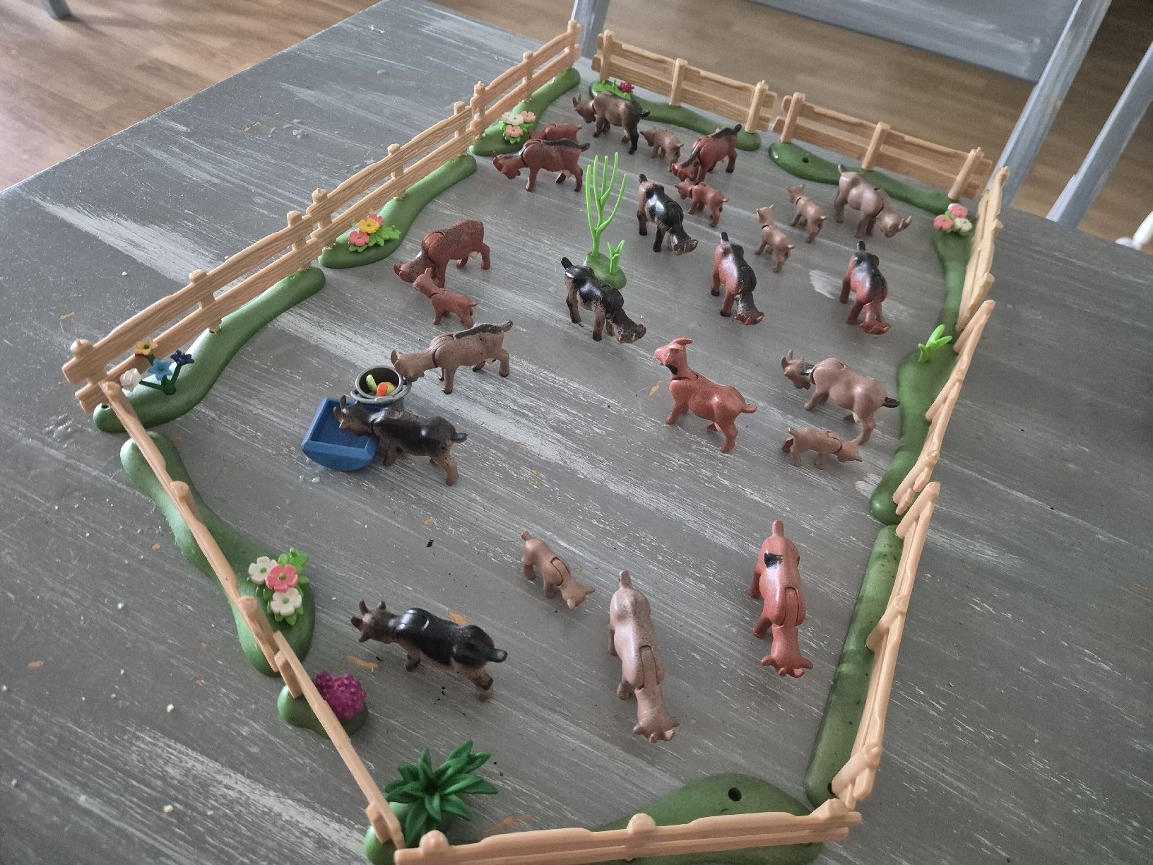 Playmobil Giocattoli: Ziegen mit Weide und Jungtiere – Usato da Fahrweid venduto da Fischwasser6 5