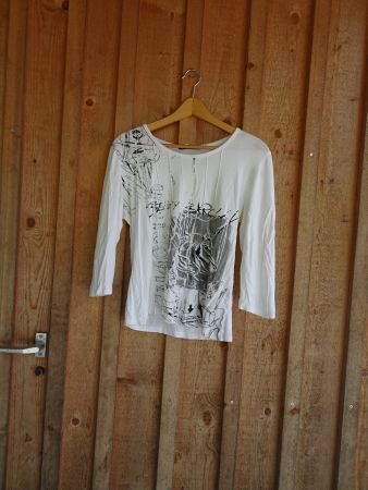 Langarmshirt weiss von Betty Barclay Gr. S - M105