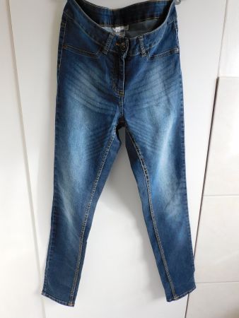Damen Jeggins «Blue Motion» aus Jeansstoff, Gr. 40,blau/navy