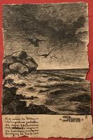 Antike Postkarte, Künstlerkarte 1905