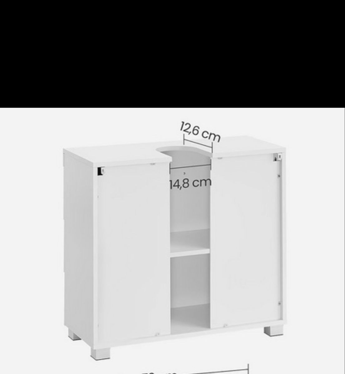 Mobili per bagno: Waschbeckenunterschrank weiss – Usato da Erlenbach ZH venduto da sam_nyp9 2