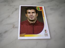 Sammelbild Fussball WM 2002 Portugal Figo 307 Panini
