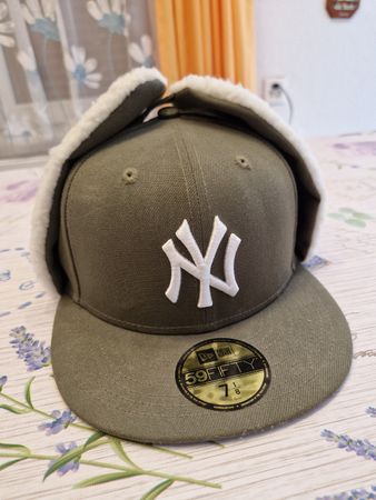 New Era MLB New York Yankees Cap mit Winterfell olive 7 1/8