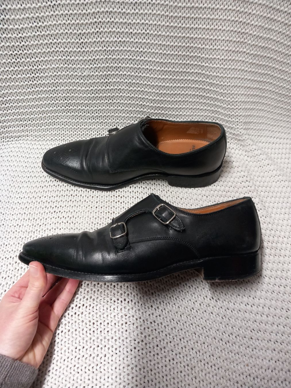 Herrenschuhe: PRIME SHOES Double Monk Strap, Gr. 6/40 Leder – Gebraucht aus Gwatt (Thun) von umwelt-brocki 2