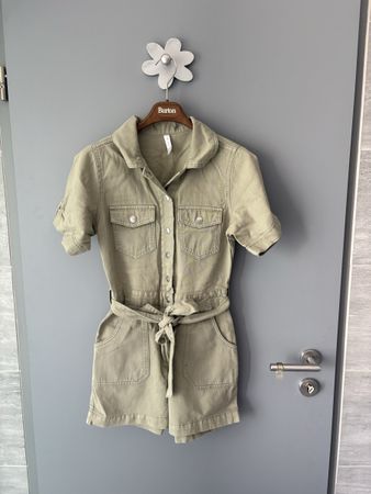 Combishort femme kaki New Yorker taille 34