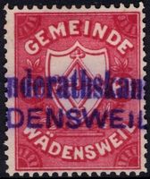 60 Rp. Fiskalmarke von WÄDENSWEIL