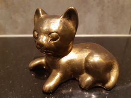 Katze Messing