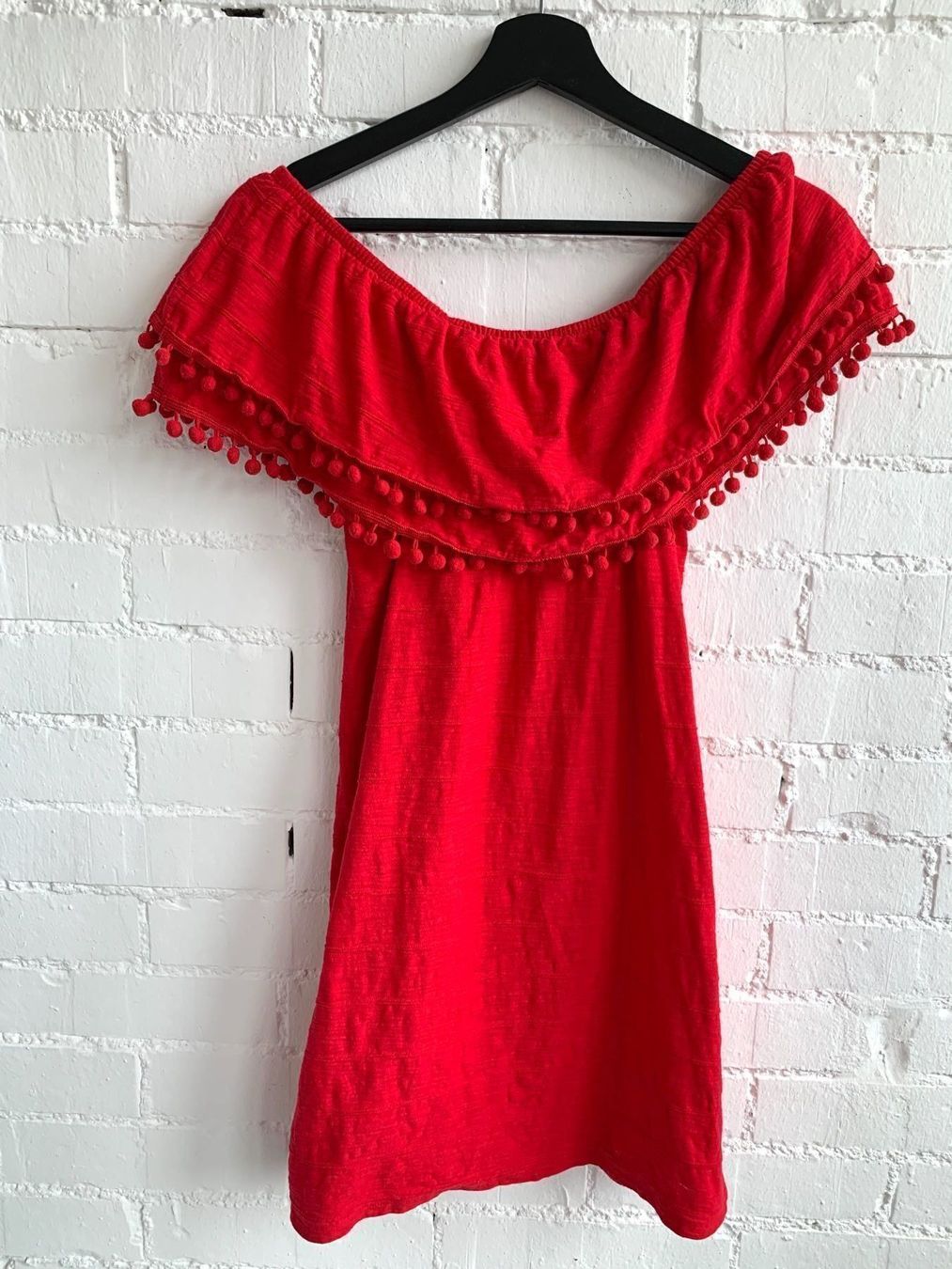 Zara Kleider: Rotes schulterfreies Kleid von Zara – Gebraucht aus Bern von Fraeuleinhonig 5