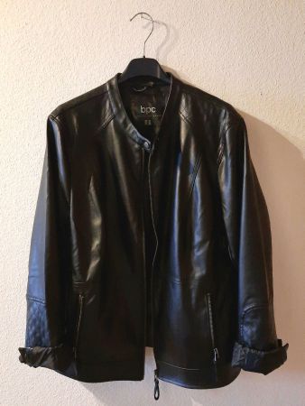 NEU - Biker - Jacke - Viskose - schwarz - Gr 44/46 - NP 98