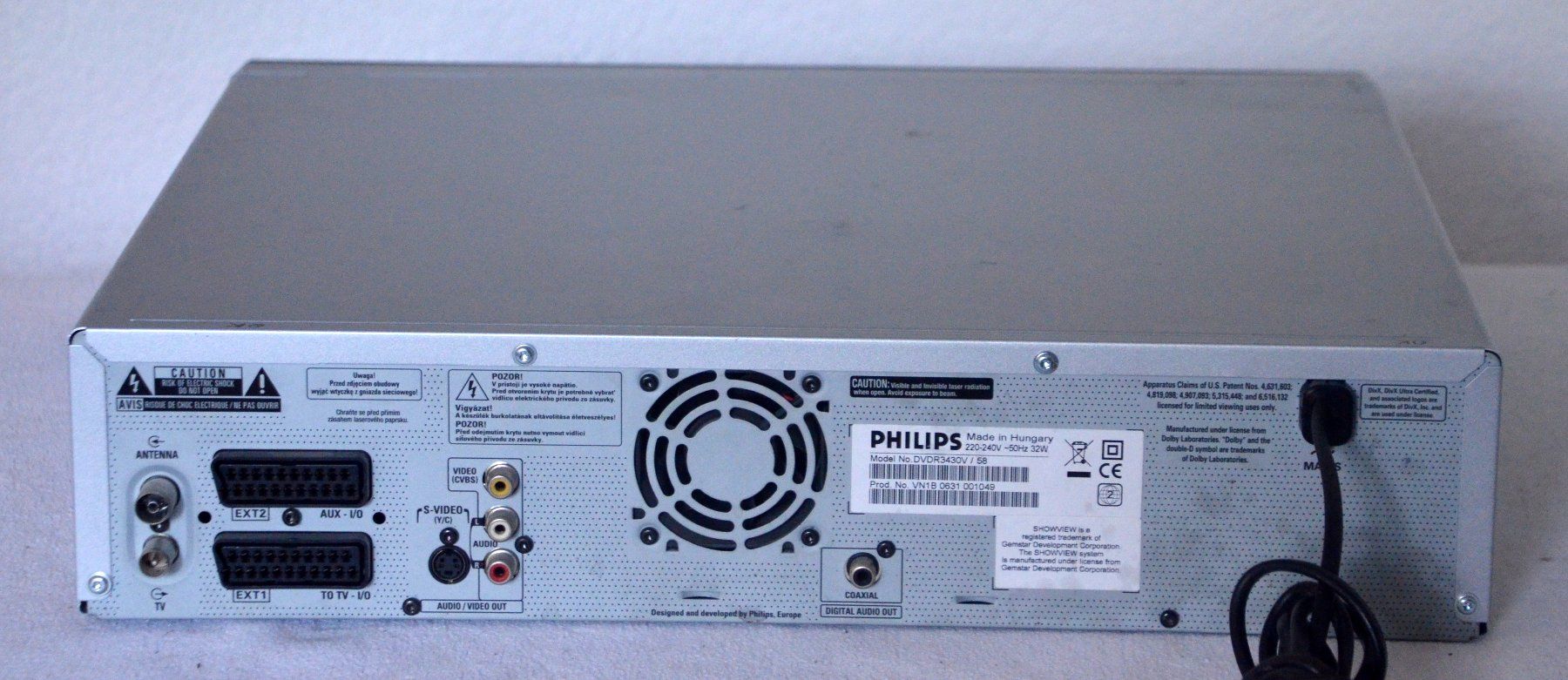 Philips Registratori: Combo DVD/ VHS Philips DVDR3430V Recorder – Usato da Collonges venduto da arashee 3