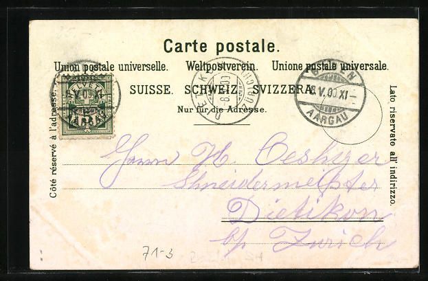Cartoline postali: Litho Schaffhausen, Schaffhauser Mädche – Usato da Berlin venduto da bartko-reher 1