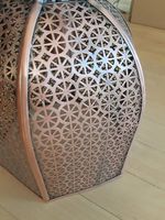 Leichtmetall  6 Eck Deckenlampe im Kupfer look 