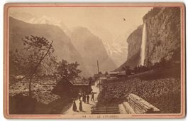 Fotografie Lauterbrunnen, Partie im Ort 