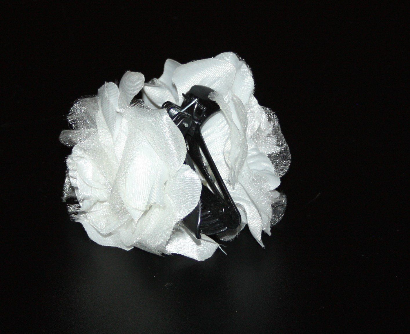 Accessori per capelli: Haarspange weiss Rose – Usato da Flüelen venduto da Diversicum-Shop