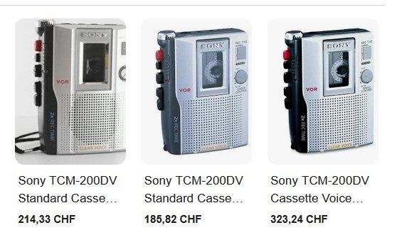 Sony Tragbarer Mediaplayer: Sony TCM-200DV Walkman – Gebraucht aus Collonges von arashee 3