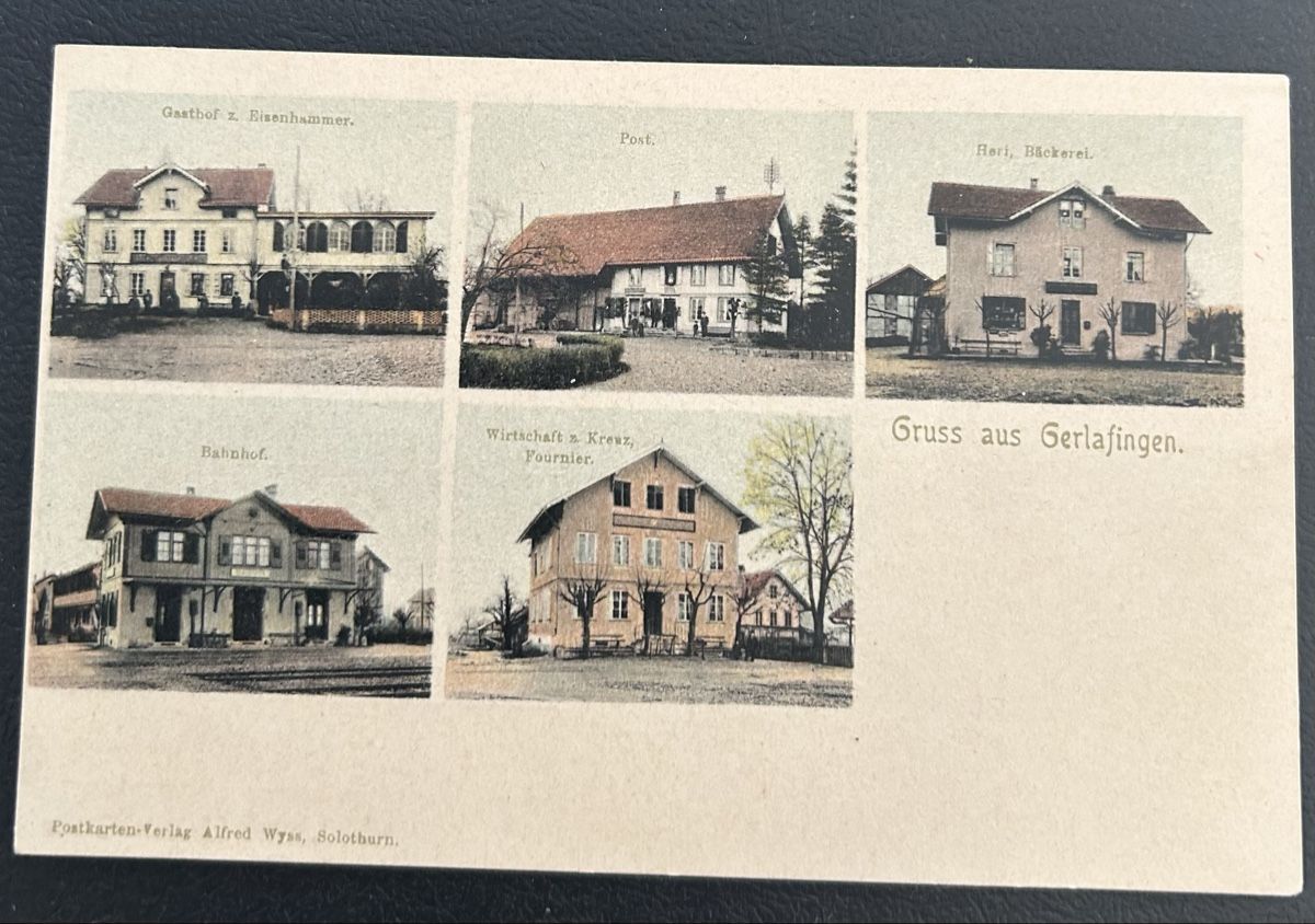 Cartoline postali: AK Gerlafingen 5- Bildrig  – Usato da Horw venduto da Tellbub
