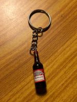 Schlüsselanhänger Bier Budweiser Bierflasche Glücksbringer