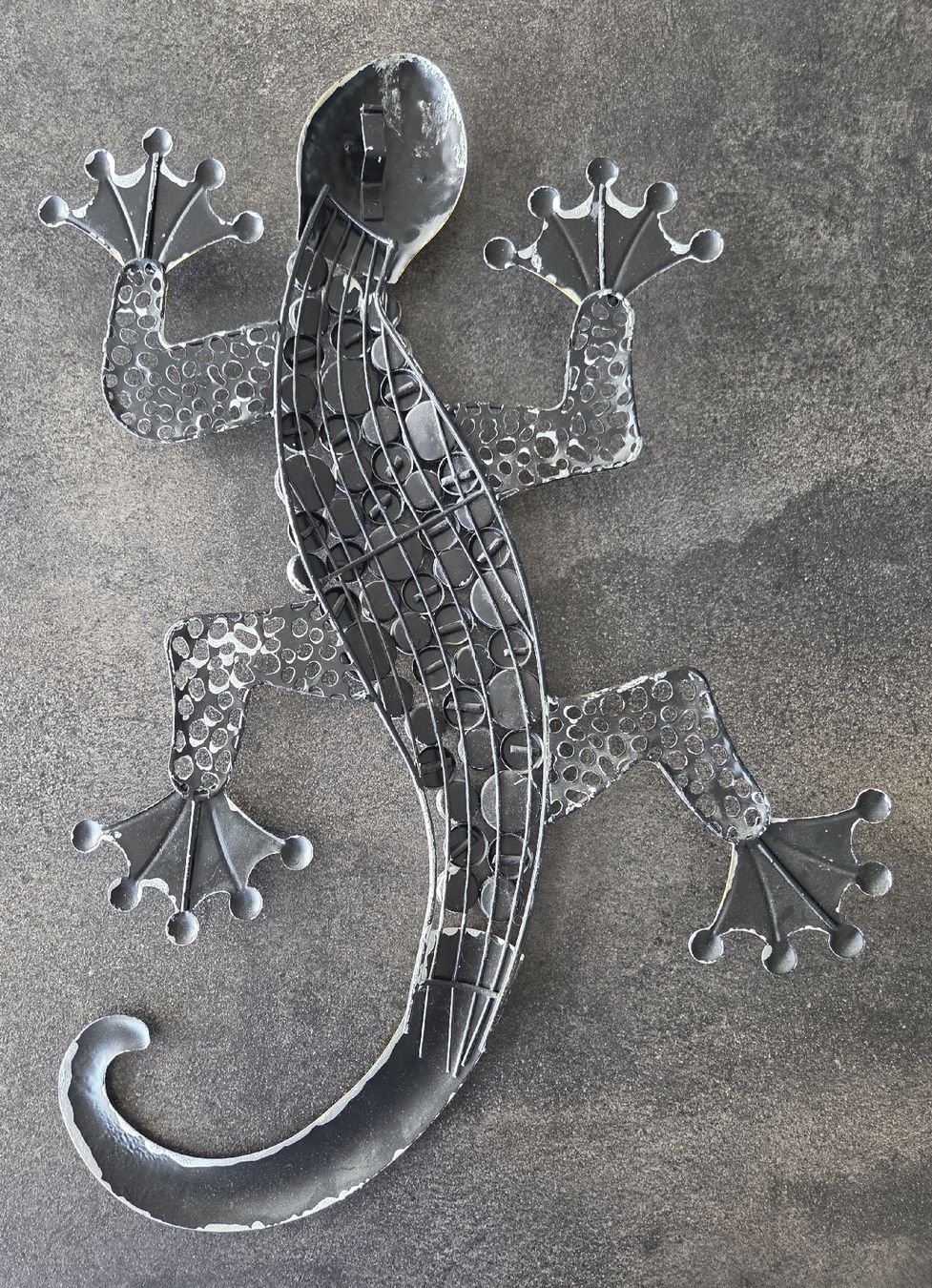 Alle Dekorationen: Gecko, Eidechse Wand Deko aus Metall – Gebraucht aus Klingnau von Groofty69 2