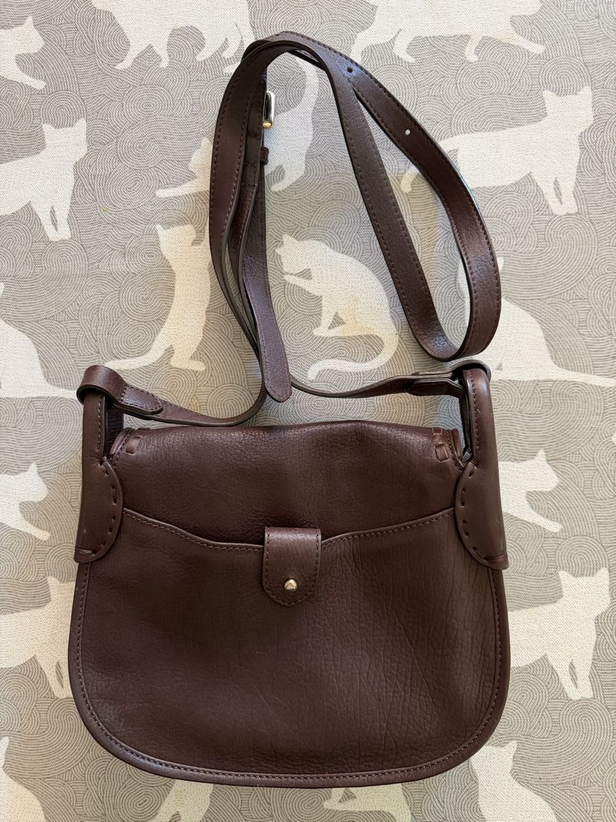 Massimo Dutti Borse da donna: Braune Leder Umhänge Tasche von Massimo Dutti – Nuovo e nell'imballaggio originale da Buchs AG venduto da wilpena 2