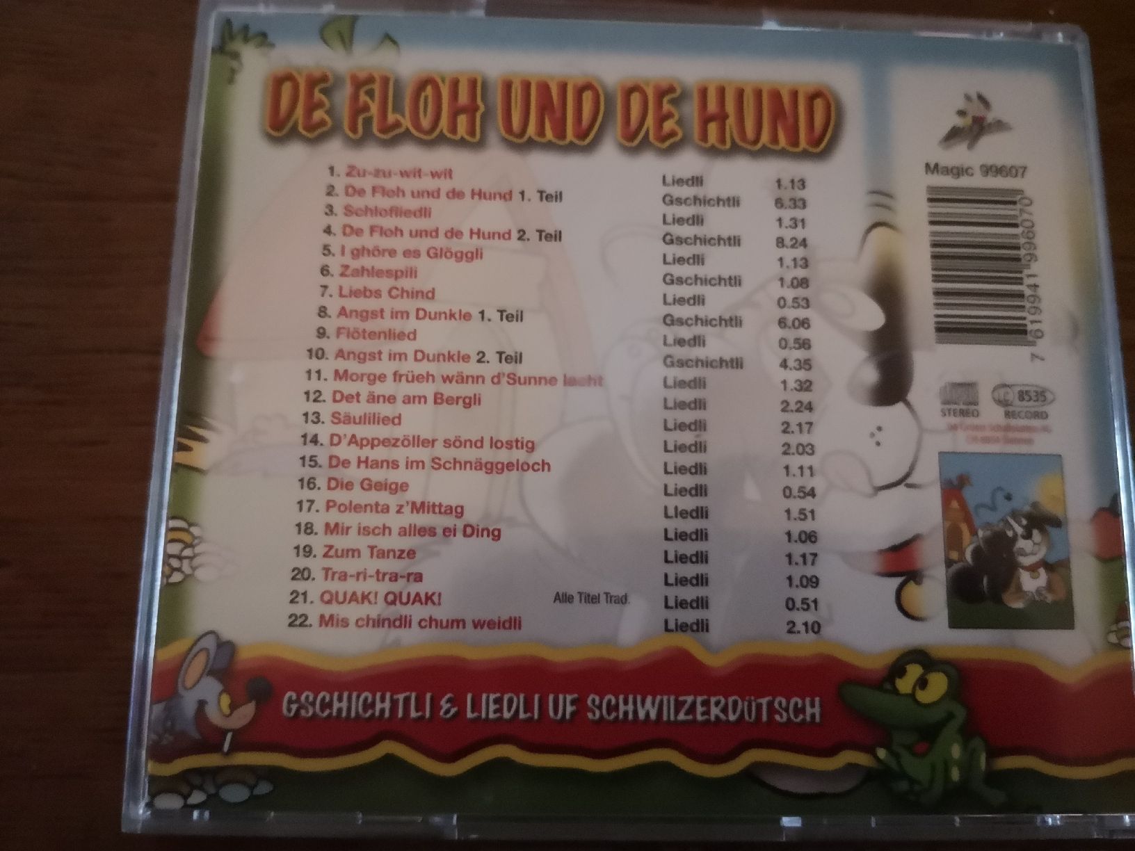 CD: De Floh und de Hund – Usato da Vordemwald venduto da Esel04 1