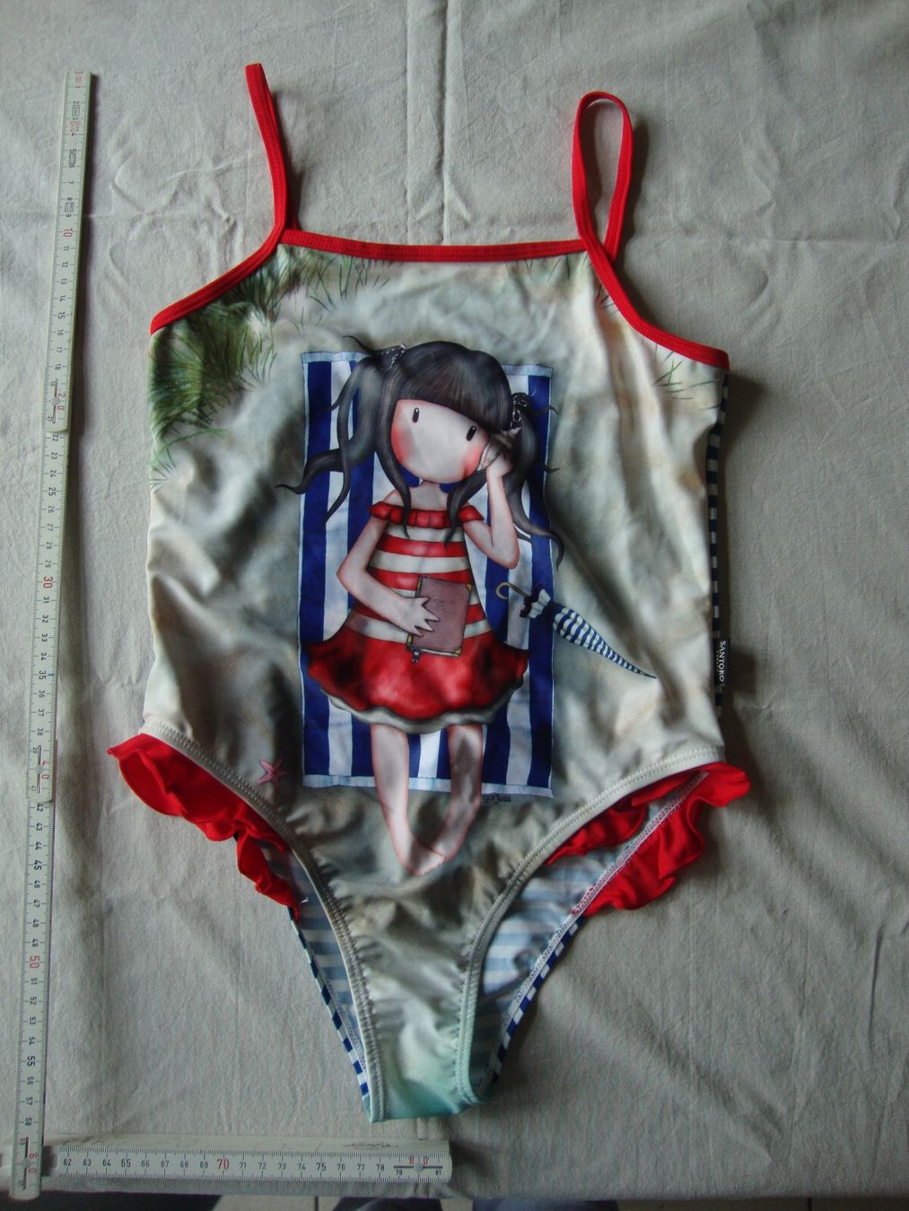 Costumi da bagno & Bikini: Badeanzug für Mädchen ca. Gr. 134 – Nuovo (secondo la descrizione) da Vernier venduto da Melone74