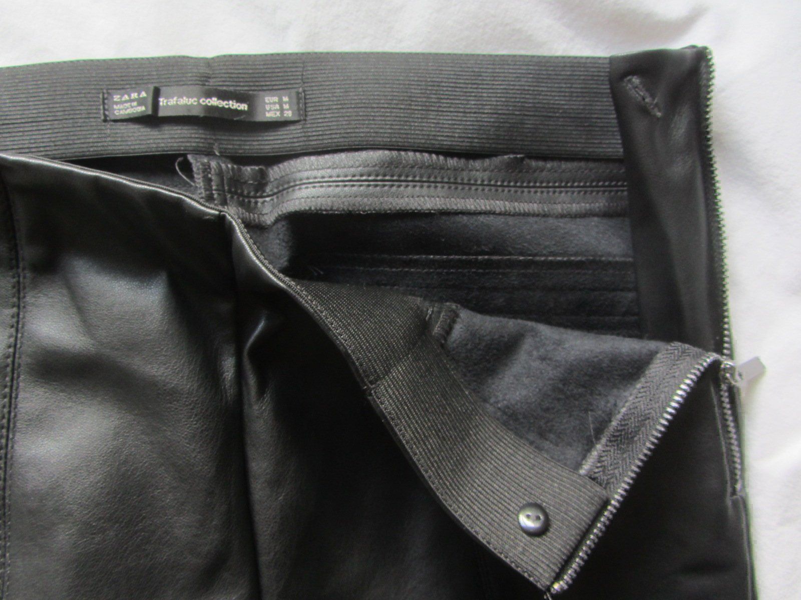 Zara Pantalons: ZARA - Kunstleder Hose schwarz M – D'occasion à Zürich par Diazaio 3