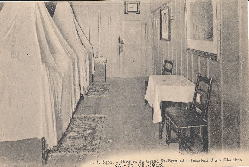 Cartoline postali: Grand St. Bernard - d'une chambre + 1925 – Usato da Emmenbrücke venduto da teestube