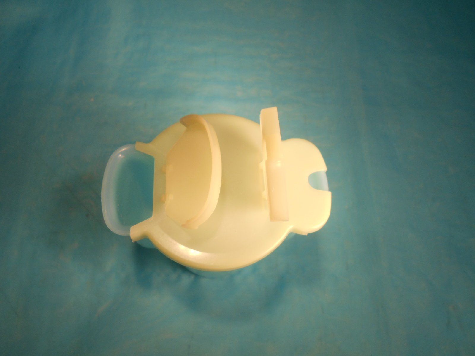 Tupperware Contenitori & Simili: Tupperware Zuckerdose, 1967, blau-gelb – Usato da Bellach venduto da JingleCherry 4