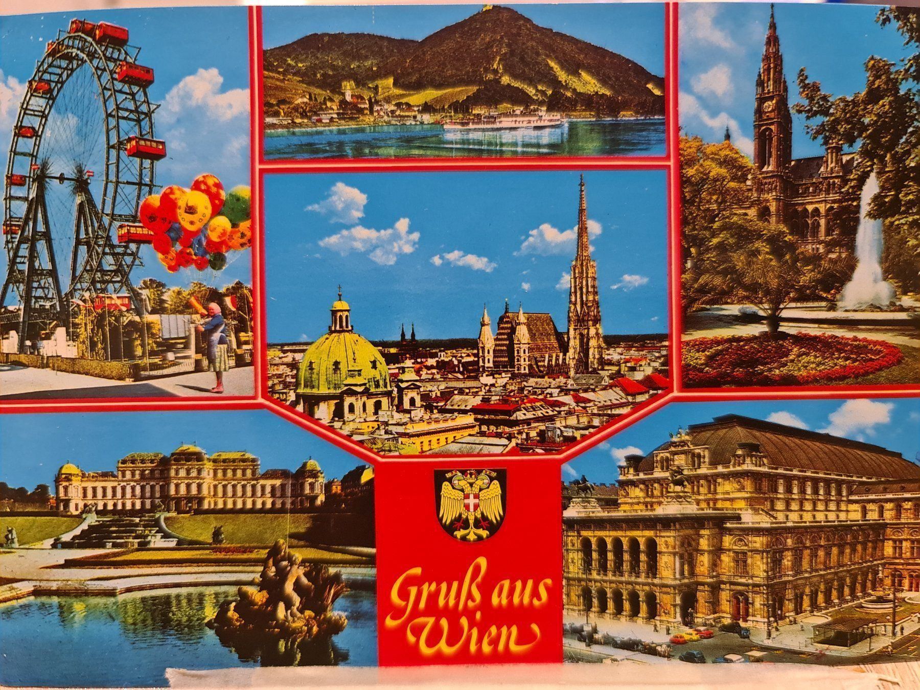 Cartoline postali: Ansichtskarte Wien Österreich – Usato da Dintikon venduto da Vexi