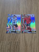 Seltene Panini ICON Fussballkarten Messi & Ronaldo