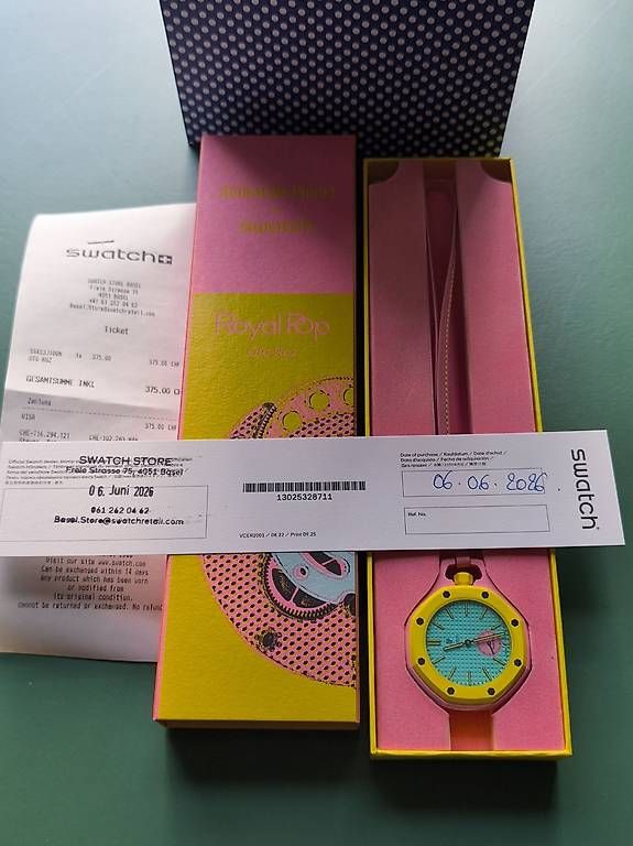 Swatch Uhren: Royal Pop Otg Roz – Neu und originalverpackt aus Basel von sid_bg6x