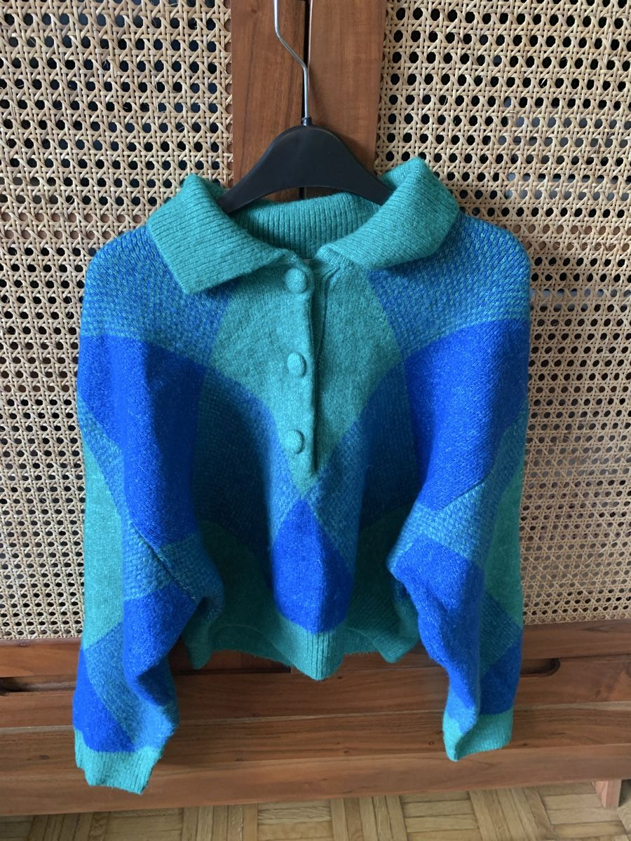 Zara Pullover & Sweatshirts: Pullover blau/ grün – Neu (gemäss Beschreibung) aus Zürich von salosae 1