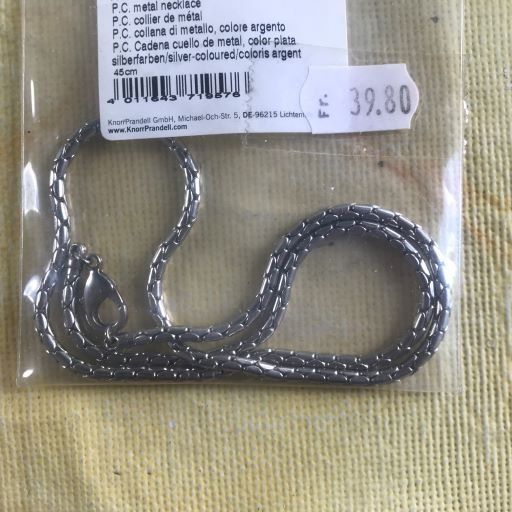 Catenine: P.C.METALL-HALSKETTE 45CM NEU – Nuovo e nell'imballaggio originale da Ostermundigen venduto da Wyatt-Earp 4