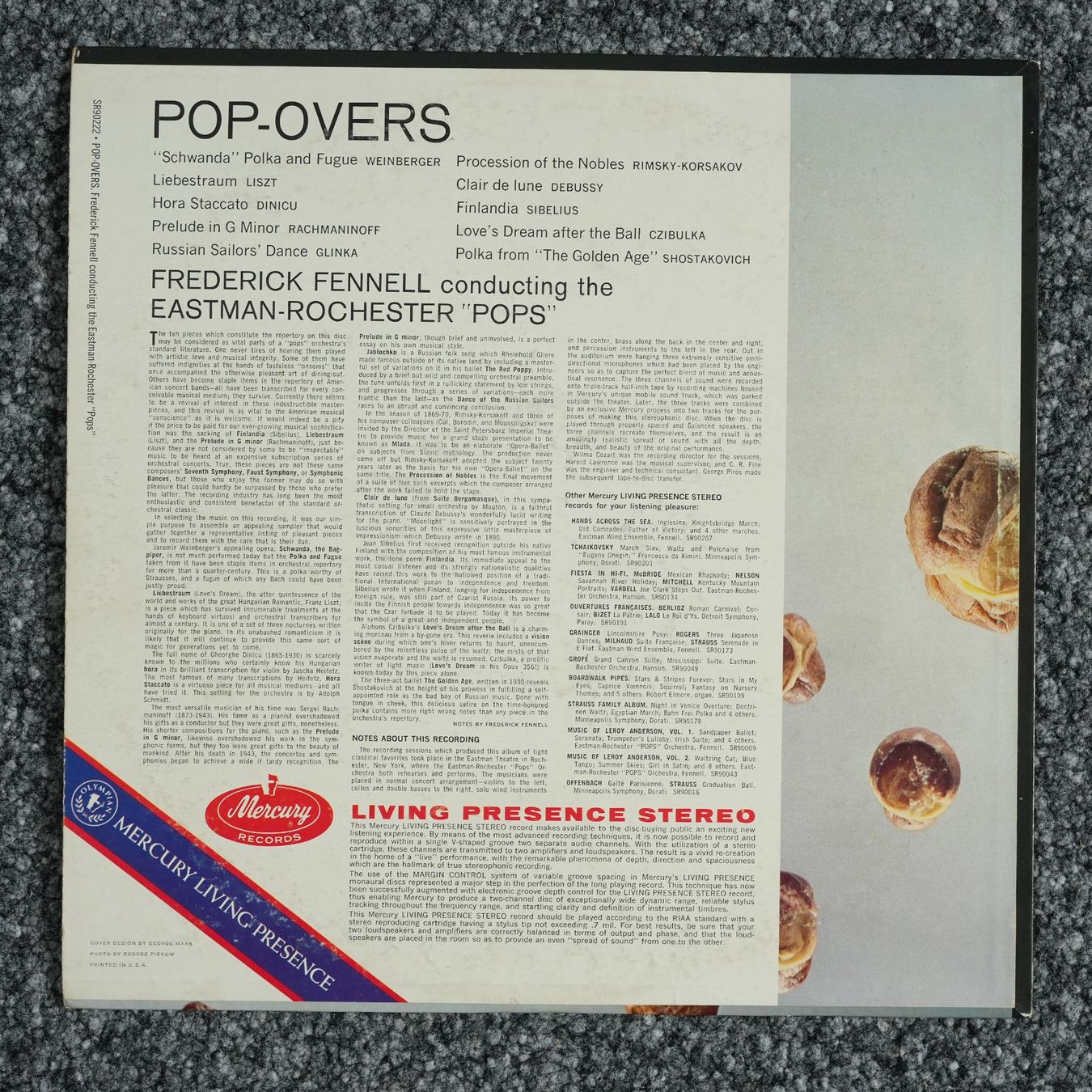Vinyles: Mercury SR 90222 / Pop Overs – D'occasion à Brunnen par Techfreak1 1