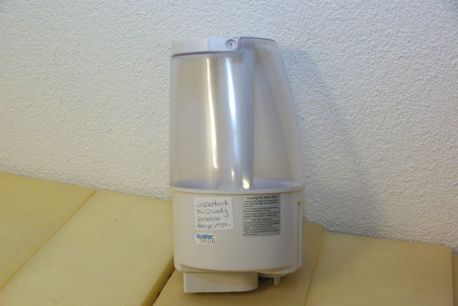 Grundig Umidificatori d'aria: Wassertank zu Grundig Vernebler Allonge – Nuovo (secondo la descrizione) da Herisau venduto da Cevianer1844