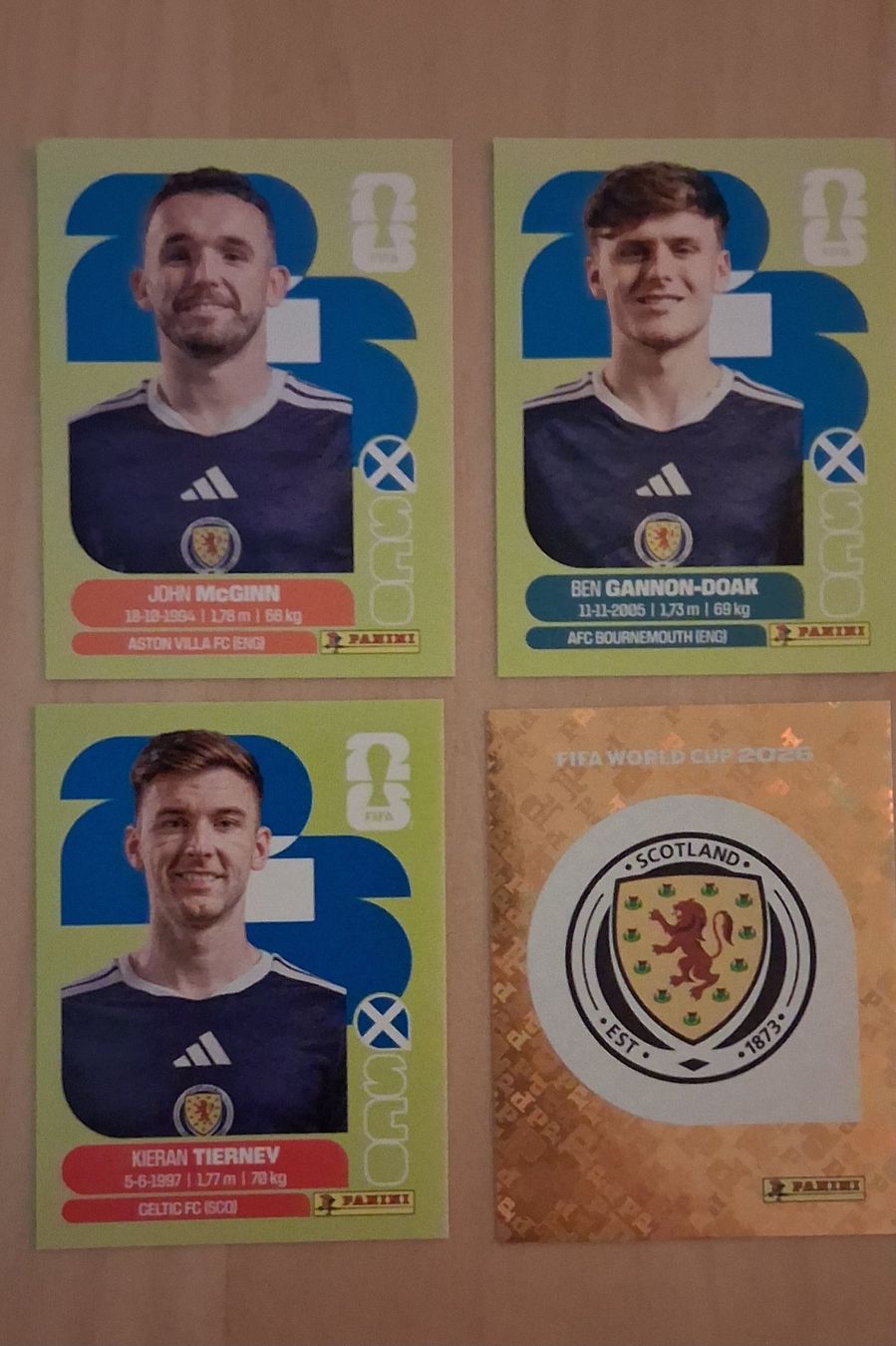 Panini Carte collezionabili: WM- Panini 2026 Sticker Scottland – Usato da Zürich venduto da Pryter