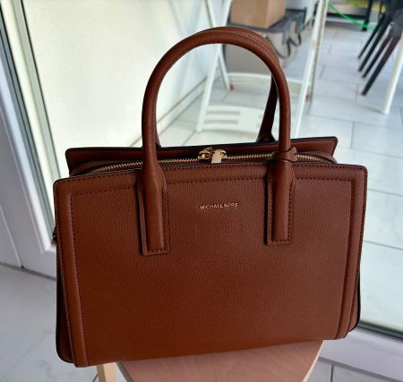 Michael Kors LAILA Satchel – Braun – fast wie neu