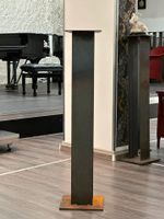 Steelen, Zaunpfosten, Gestell -stabil, aus Metal, grau