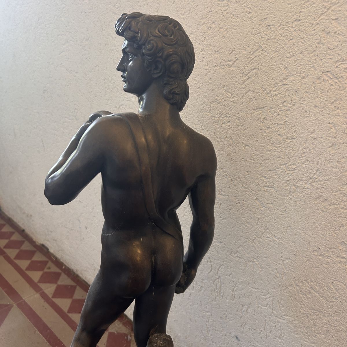 Sculture & Statue: Antike Bronze David Figur, datiert 1947, Firenze – Usato da Laufen venduto da belleskulptur 2