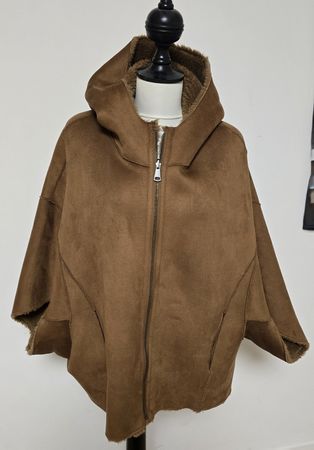 Jacke Wildlederimitat