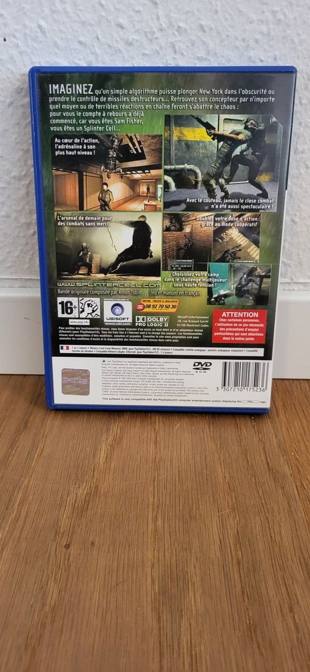 Sony Spiele: PS 2 - Splinter Cell Chaos Theory – Gebraucht aus Münsingen von DigitaleSpielecke 1