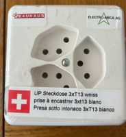 Neue UP Steckdose 3xT13 weiss von Bauhaus - ungebraucht!