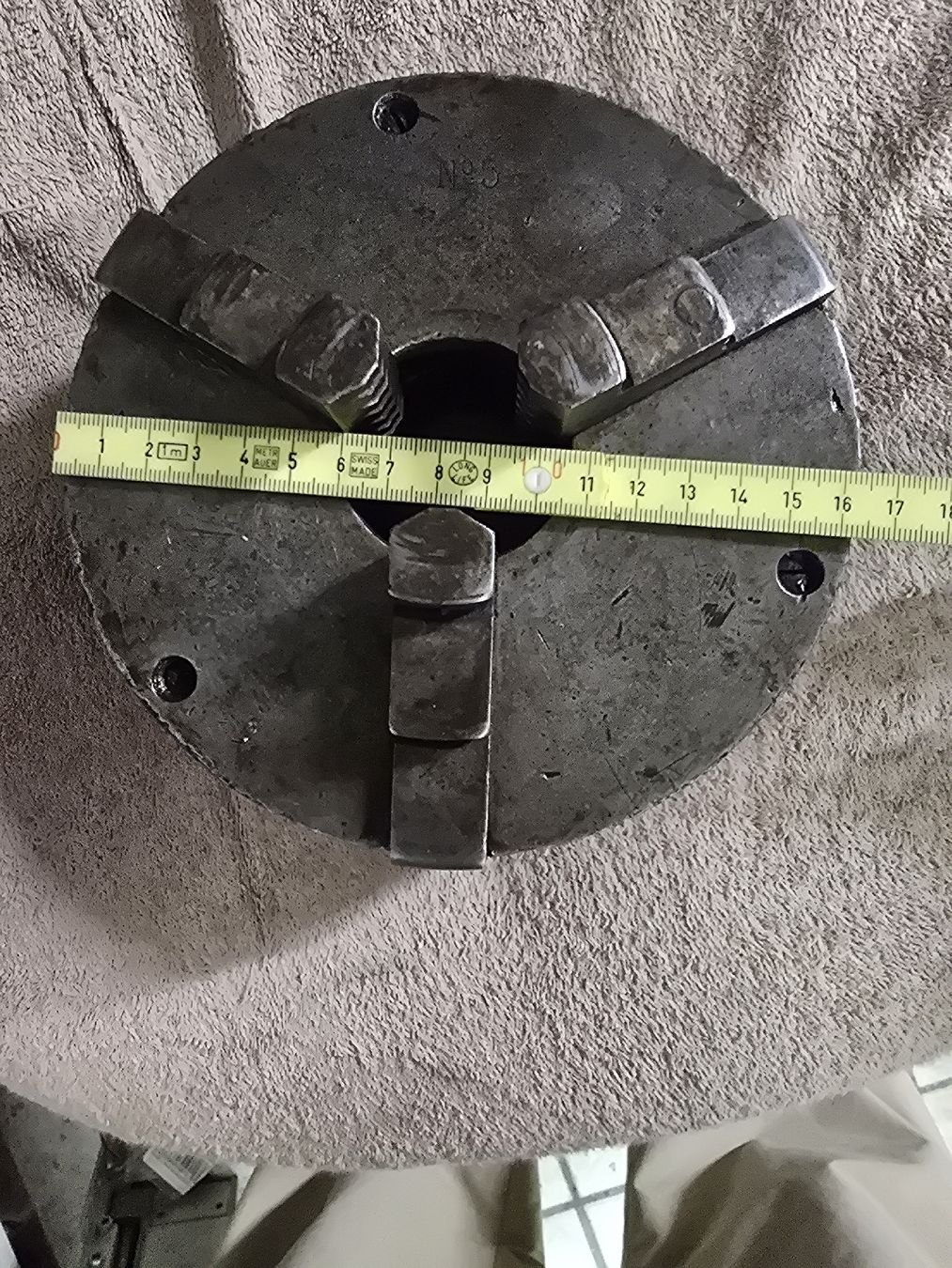 Metall- & Schlosserei Sonstiges: Drehbankfutter Bison 165 mm mit Schlüssel – Gebraucht aus Döttingen von Pedro1291