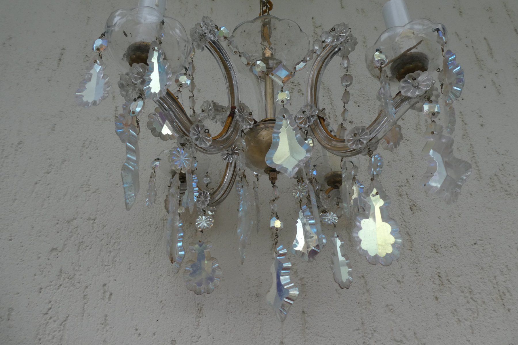 Lustres & lampes de plafonds: Jolis lustre a pampilles – D'occasion à Fontaines NE par monloisir 5