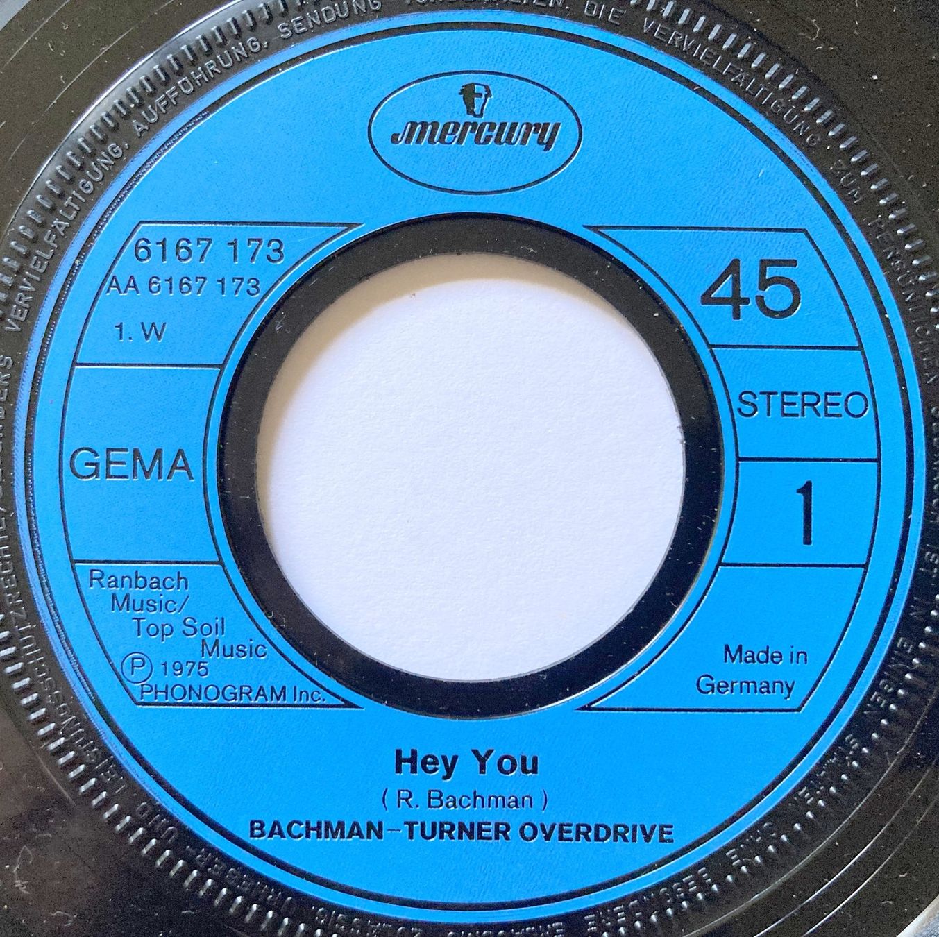 Dischi in vinile: BACHMAN-TURNER OVERDRIVE - HEY YOU – Usato da Bottens venduto da hotter-than-hell 2