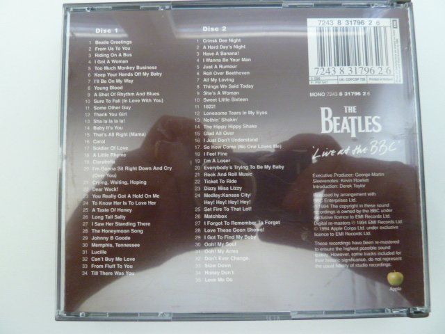CD: Beatles - Live at the BBC  (2 CD's) – Usato da Au ZH venduto da sikoku 3