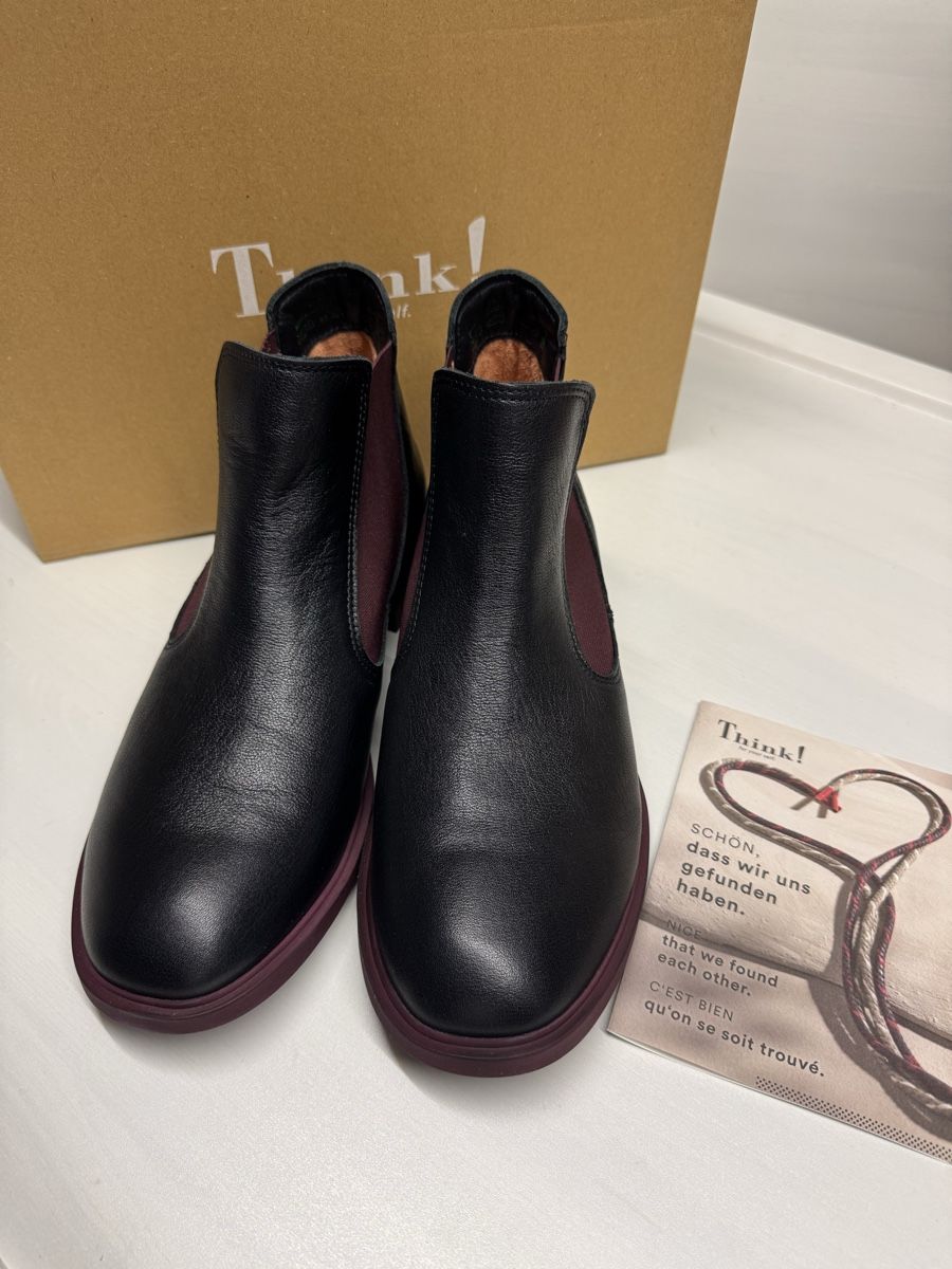 Think Damenschuhe: Bottines Think! en cuir, taille 40 👌 – Neu und originalverpackt aus Brügg BE von Goob 1